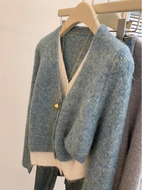 Korean Style Loose Knitted Swe - Resin Vat 评论和价格