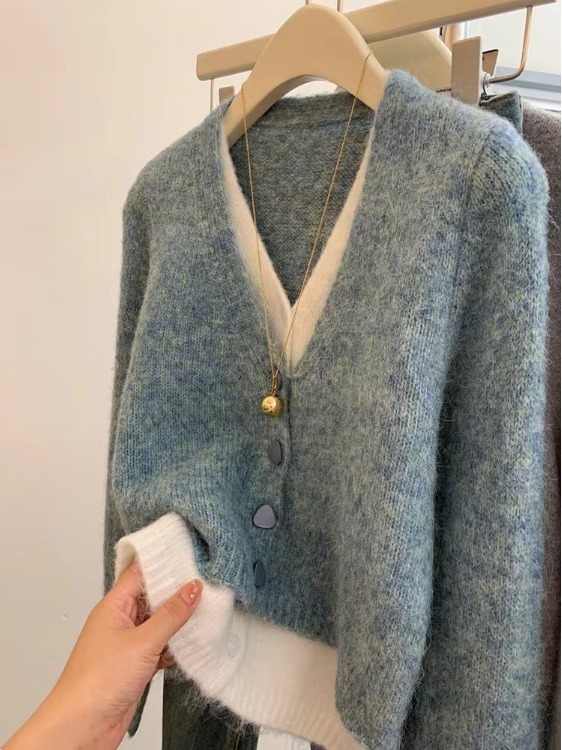 Korean Style Loose Knitted Swe - Resin Vat 评论和价格