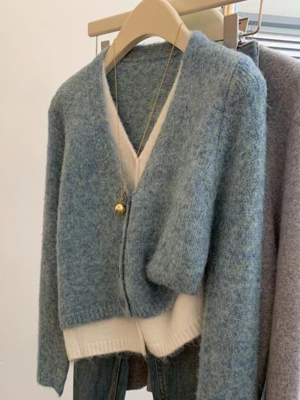 Korean Style Loose Knitted Swe - Resin Vat 评论和价格