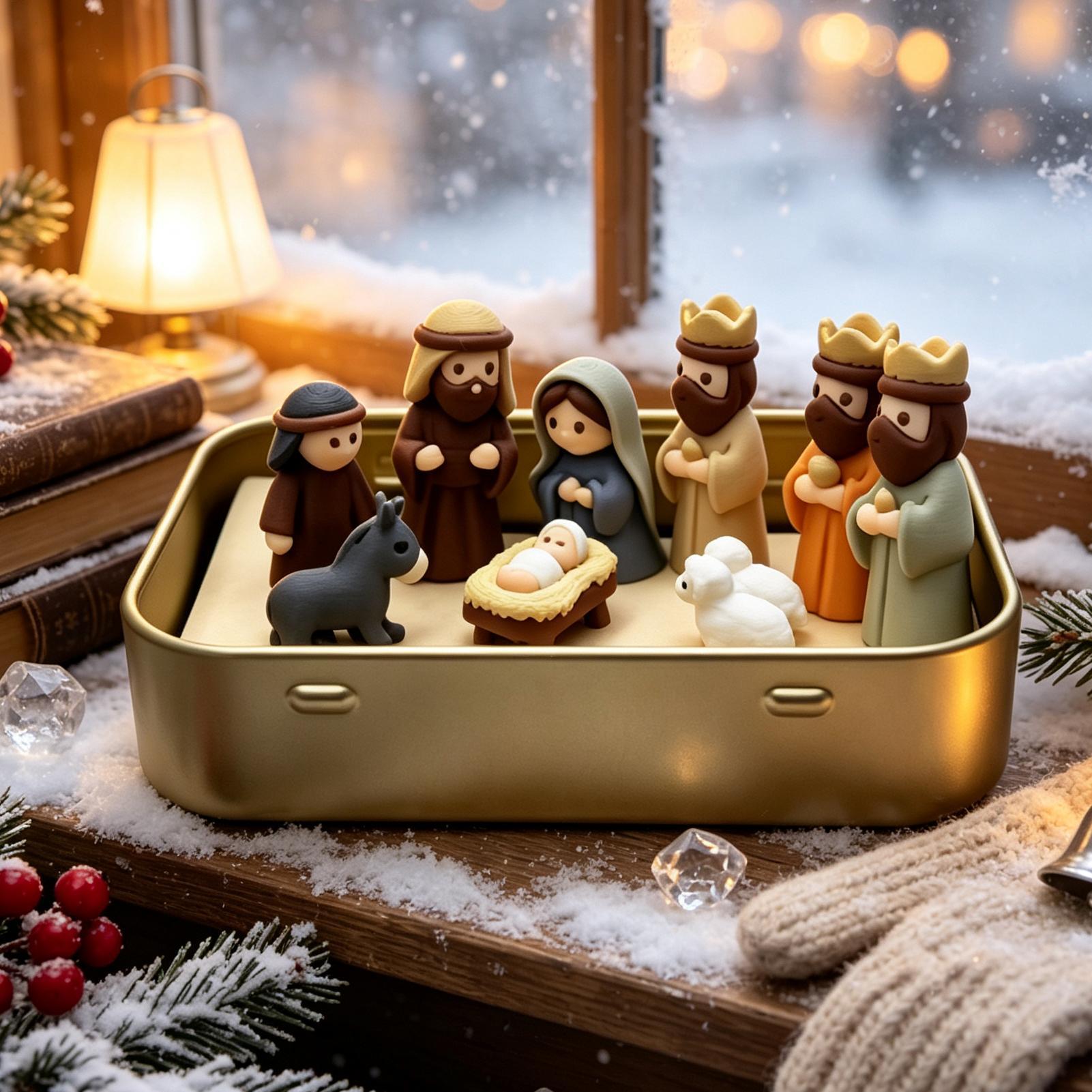 3D Printed Holy Night Manger S - Resin Printer 评论和价格