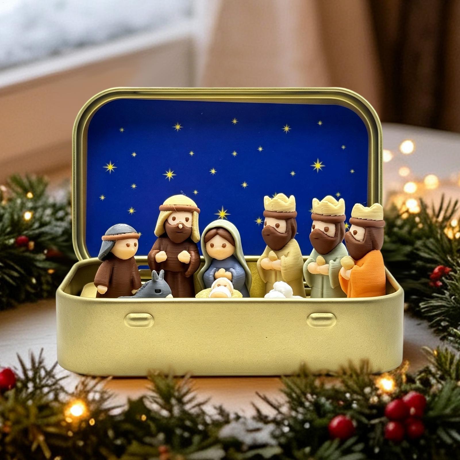 3D Printed Holy Night Manger S - Resin Printer 评论和价格