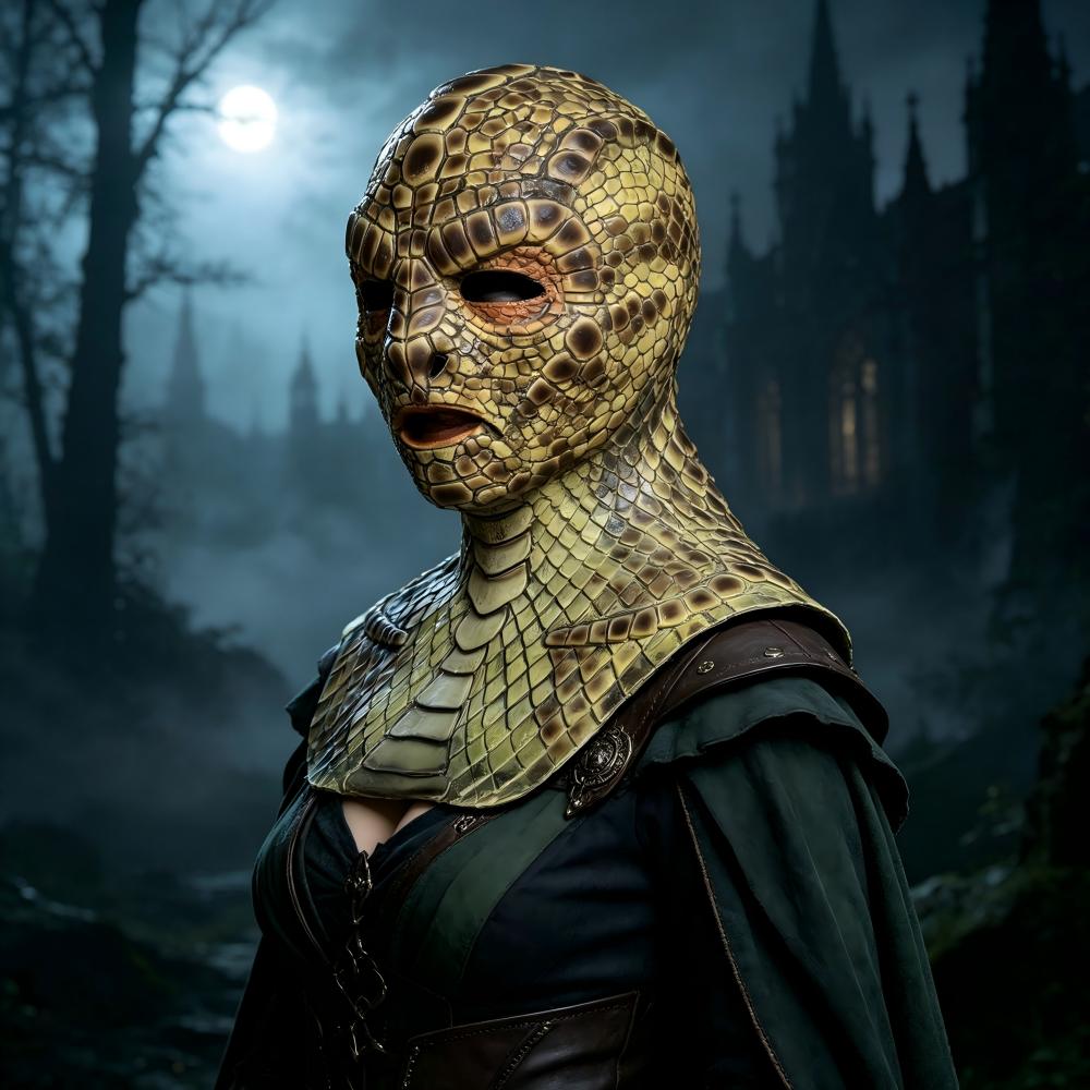 Realistic Snake Monster Mask L - Cobra Extruder 评论和价格