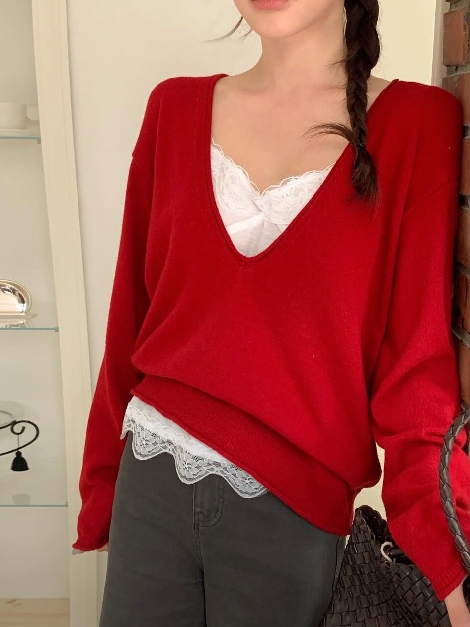 Chic Autumn Winter Women's Kni - Resin Vat 评论和价格
