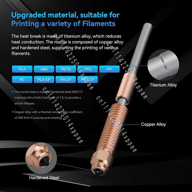 For Creality K1/K1 Max/K1C 3D  - Printer Nozzle 评论和价格