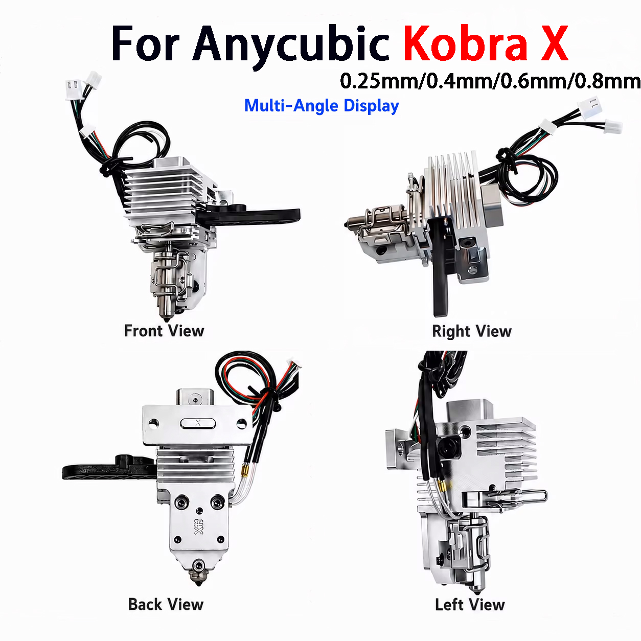 0.25 0.4 0.6 0.8mm Hot End Kit - Hotend Assembly 评论和价格