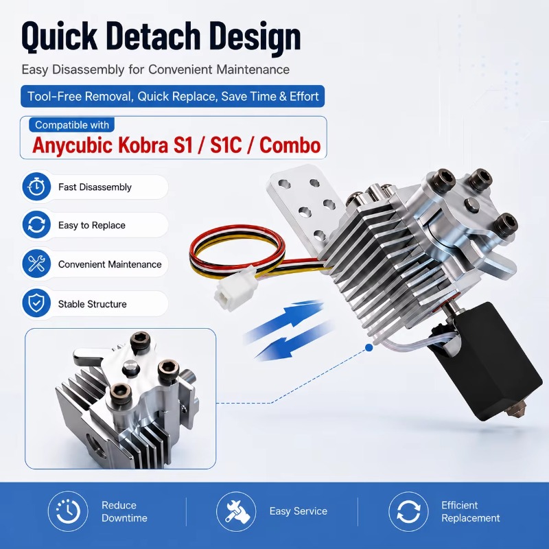 Upgrade Quick Detach Hotend Ra - Hotend Assembly 评论和价格