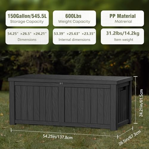 150 Gallon Lockable Resin Deck - Uv Resin 评论和价格