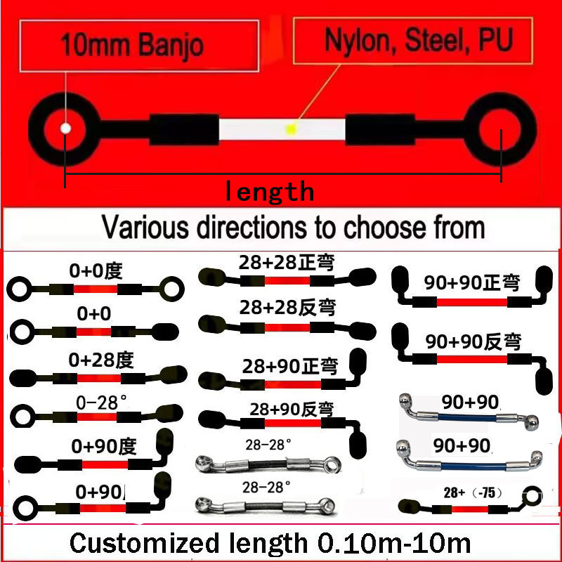 AN3 Moto Hydraulic Stainless S - Ptfe Tube 评论和价格