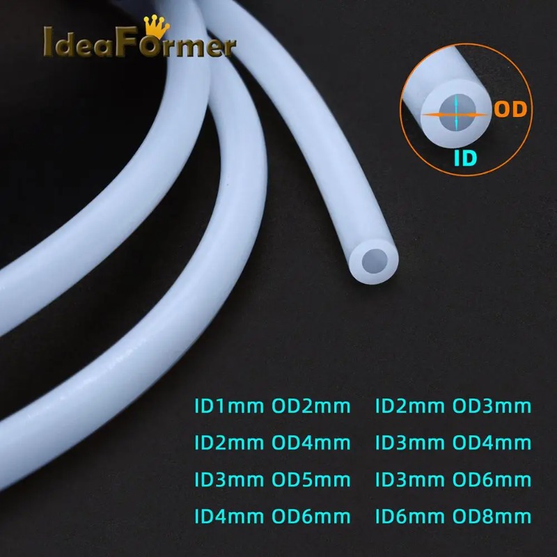 1m Ptfe Tube 1mm 2mm 3mm 4mm 6 - Bowden Tube 评论和价格