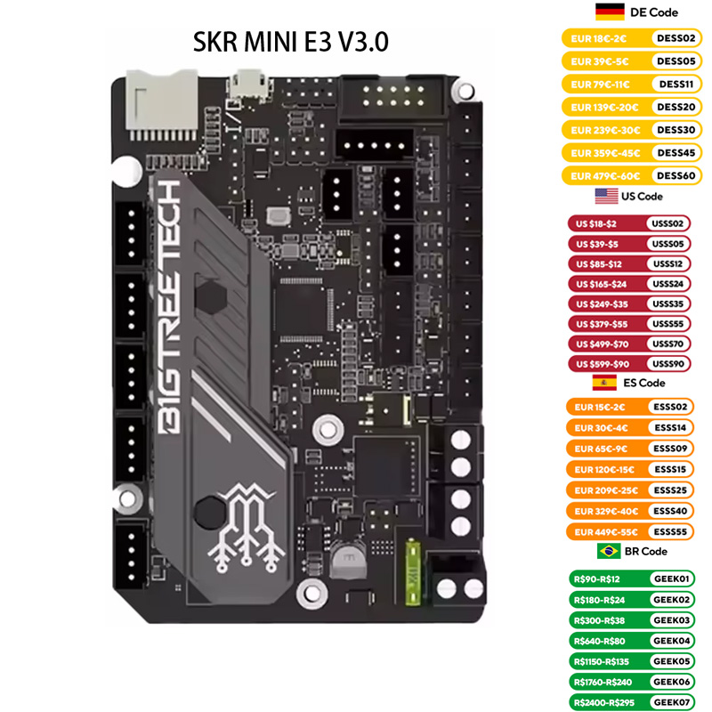 BIGTREETECH SKR MINI E3 V3.0 3 - Skr Mini E3 评论和价格