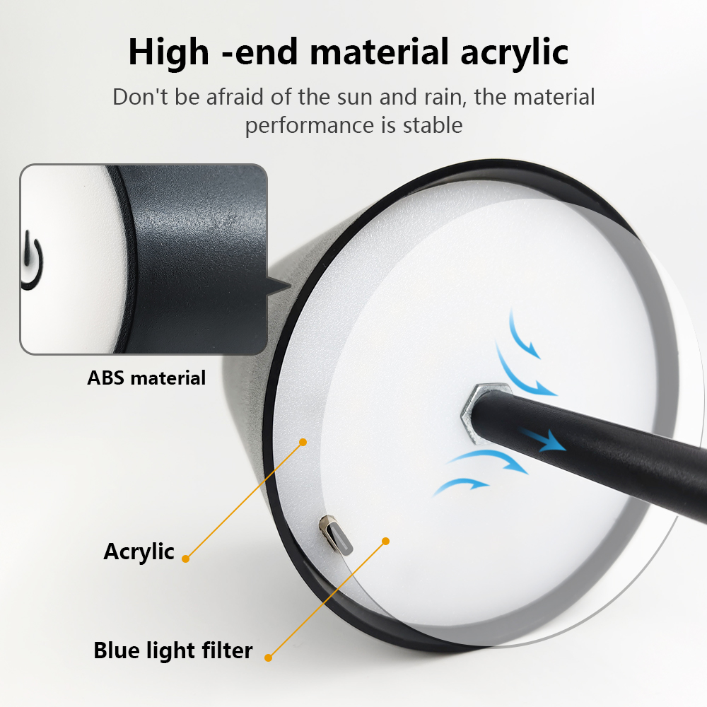 LED Rechargeable Desk Light Wi - Glass Bed 评论和价格